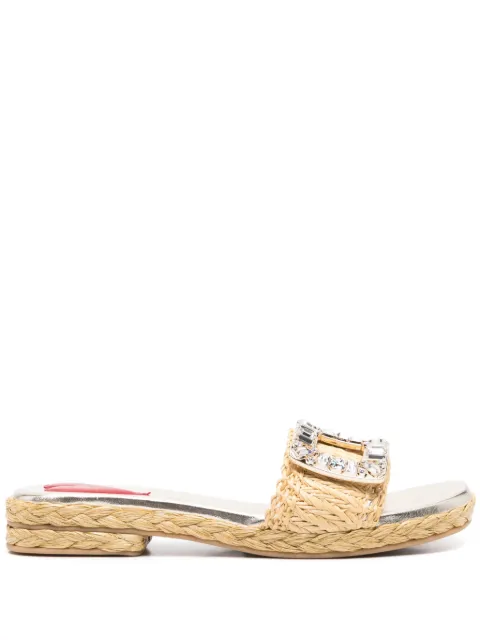 Roger Vivier sandalias con detalles de cristal