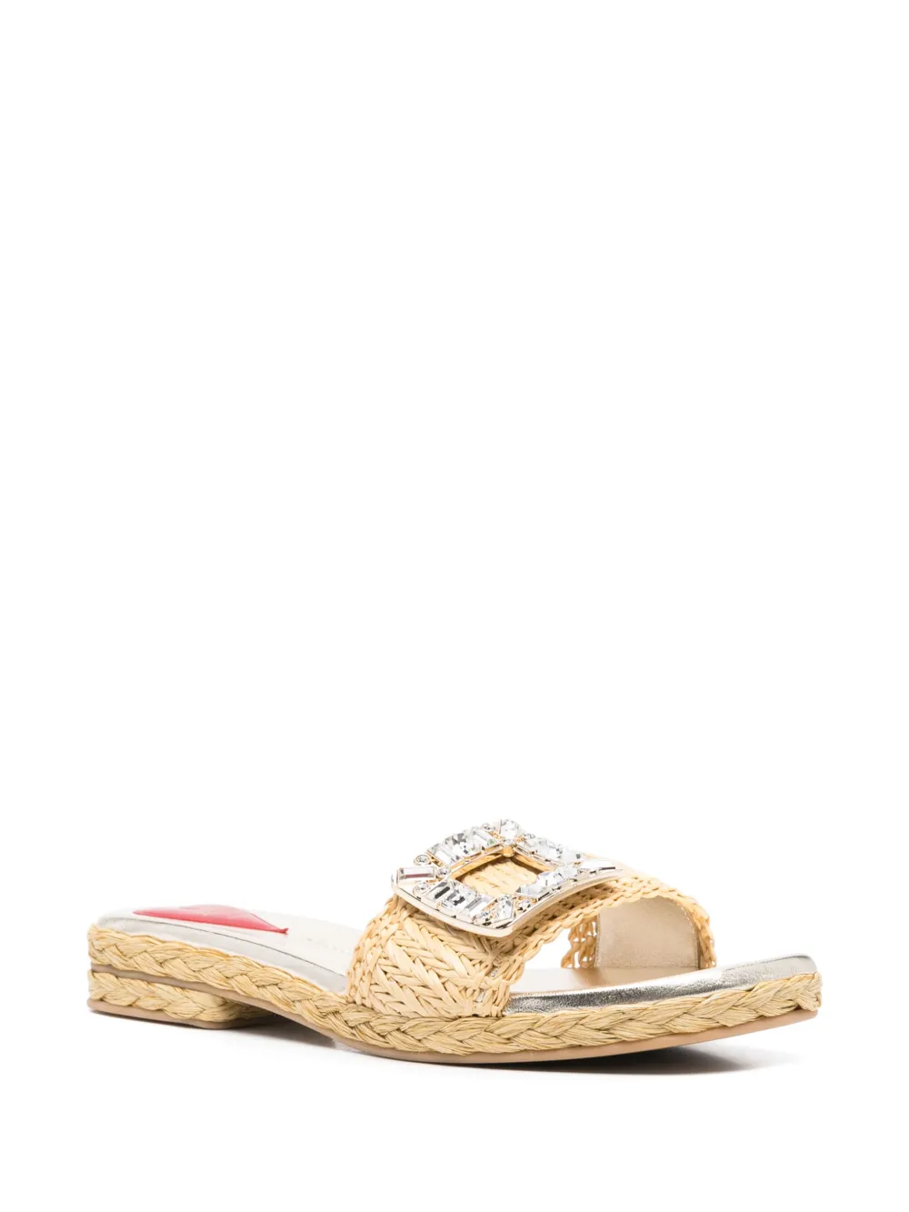 Roger Vivier Sandália com aplicação de cristais | Sandália flat | Image 2