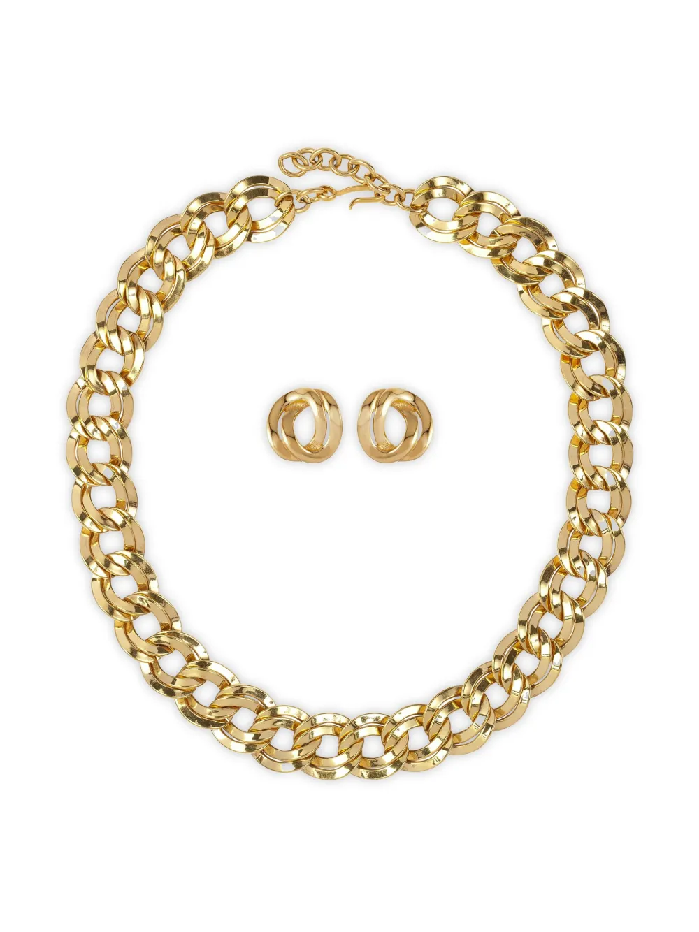 1980s curb-chain jewellery set