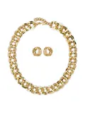 Monet Pre-Owned 1980s curb-chain jewellery set - Gold