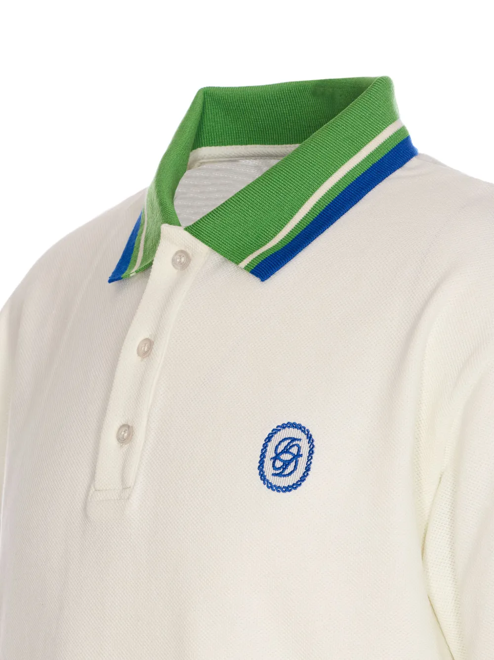 Drôle De Monsieur contrast-collar polo shirt
