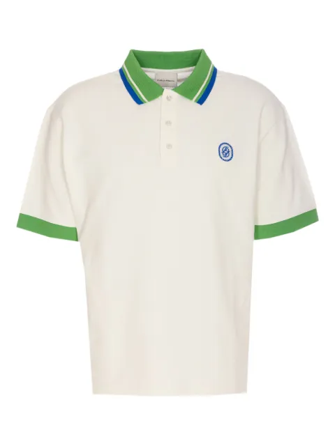 Drôle De Monsieur contrast-collar polo shirt