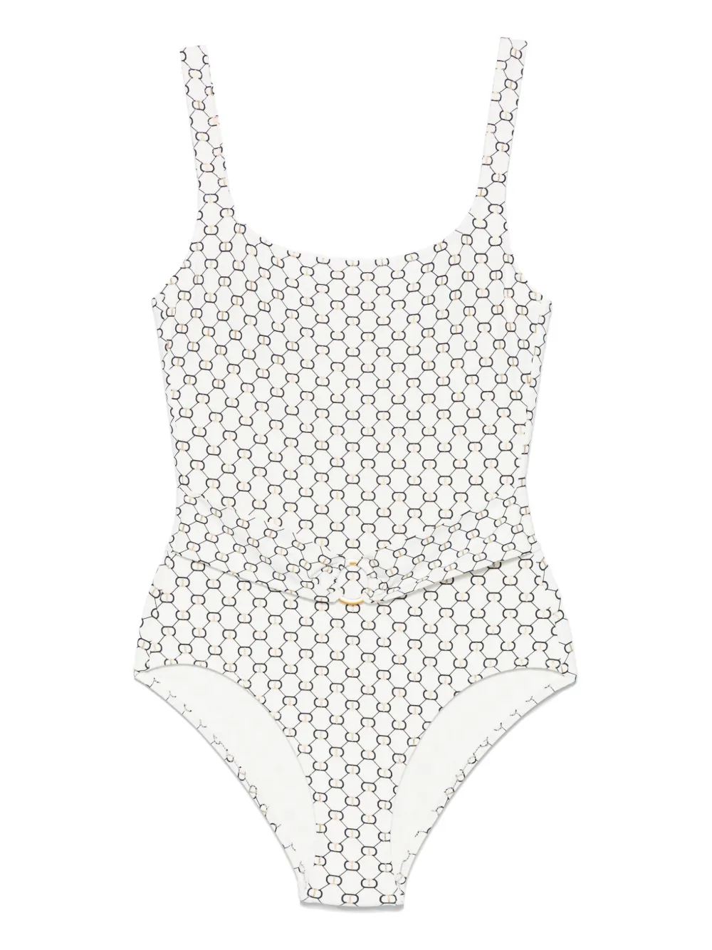 TWINSET オールオーバーロゴ ワンピース水着 - ホワイト TWINSET オールオーバーロゴ ワンピース水着 - ホワイト