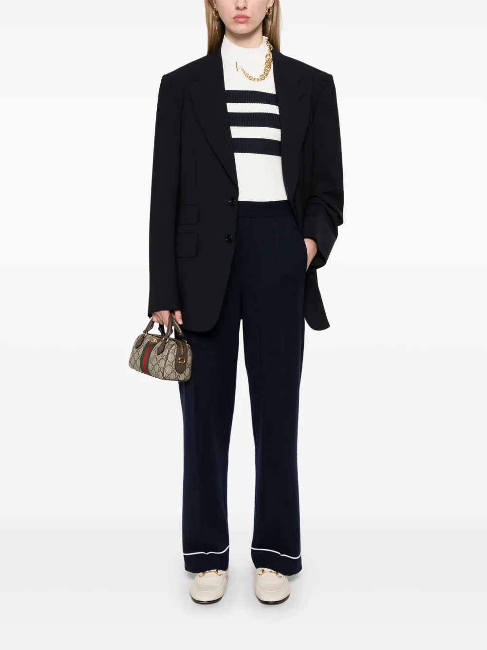 Gucci Wollen broek - Blauw