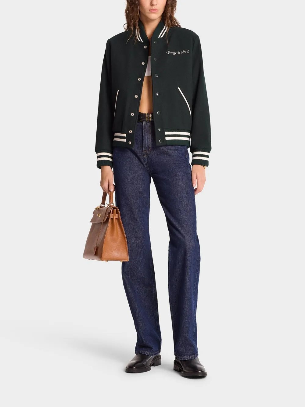 Sporty & Rich Bomberjack Groen