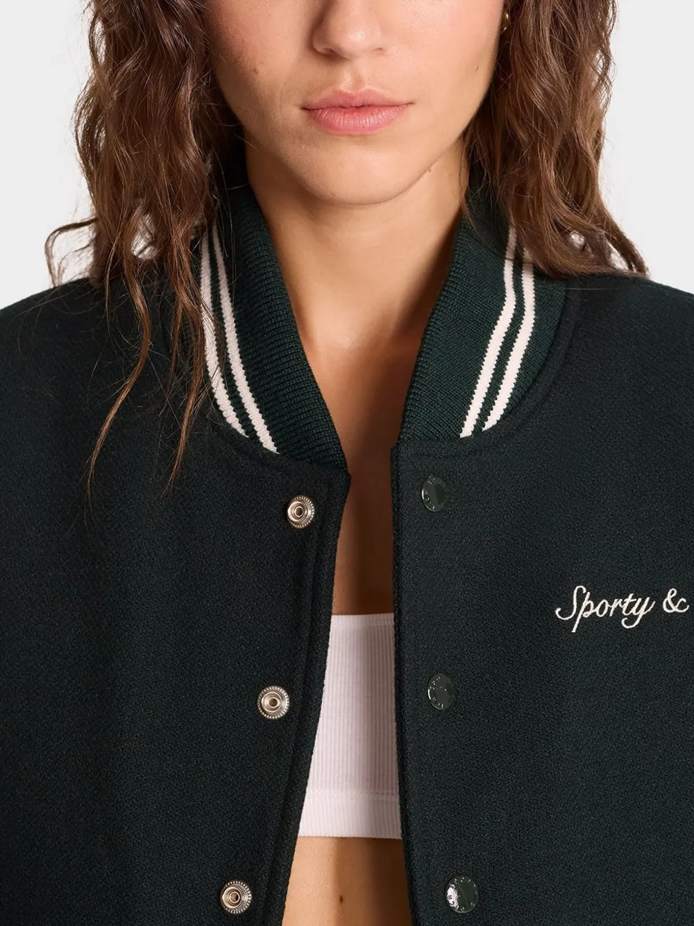 Sporty & Rich Bomberjack Groen