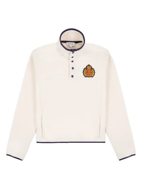 Sporty & Rich logo patch sweatshirt 