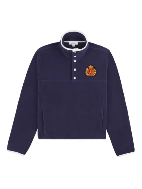 Sporty & Rich logo patch sweatshirts 