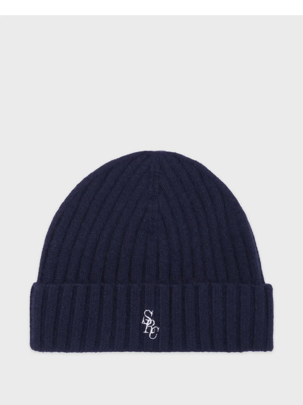 Shop Sporty And Rich Ribbed Beanie In Blue
