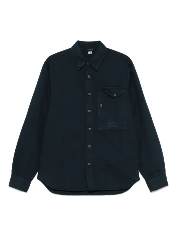 C.P. Company ロングスリーブ シャツ | ブルー | FARFETCH JP