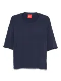 Merci crew-neck T-shirt - Blue