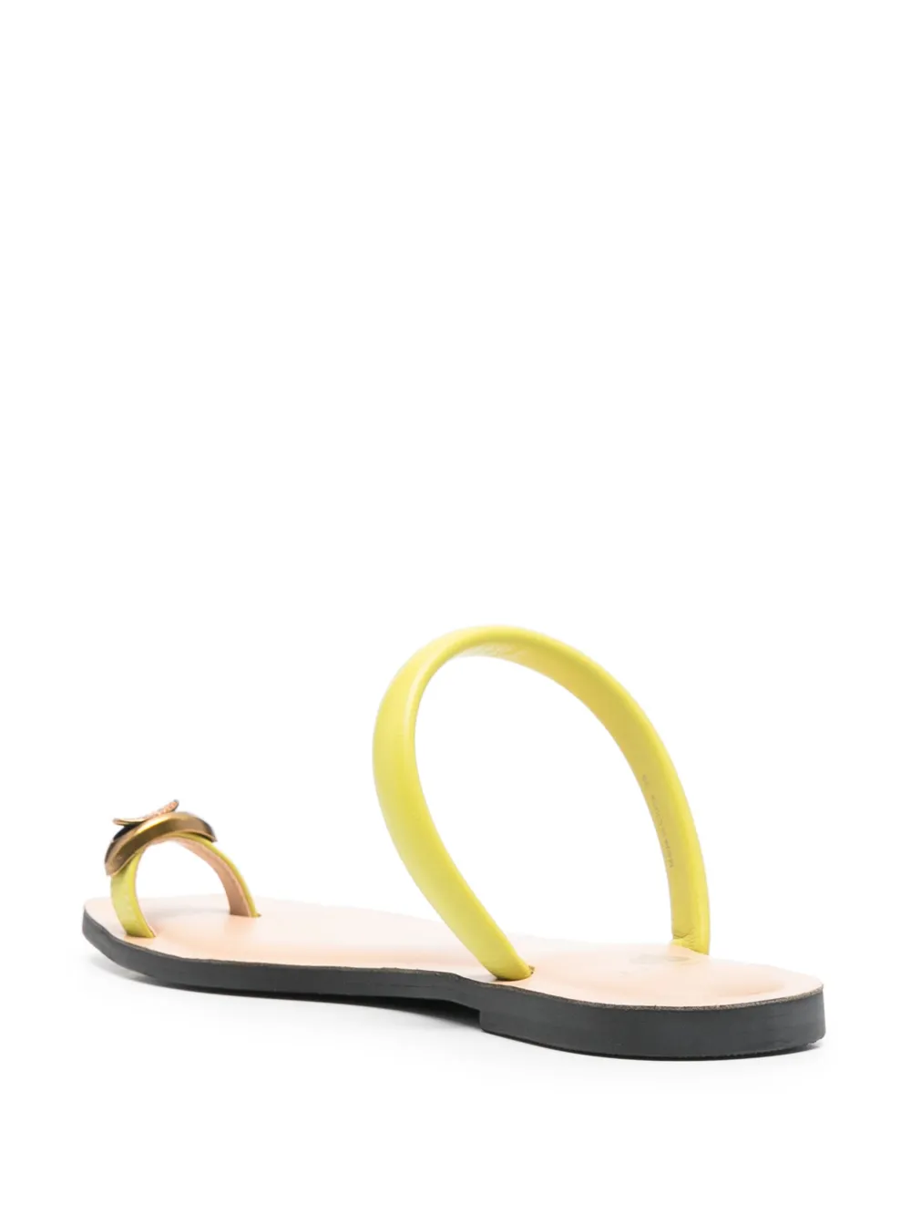 Shop Twinset Rhinestone-embellished Sandals In Green