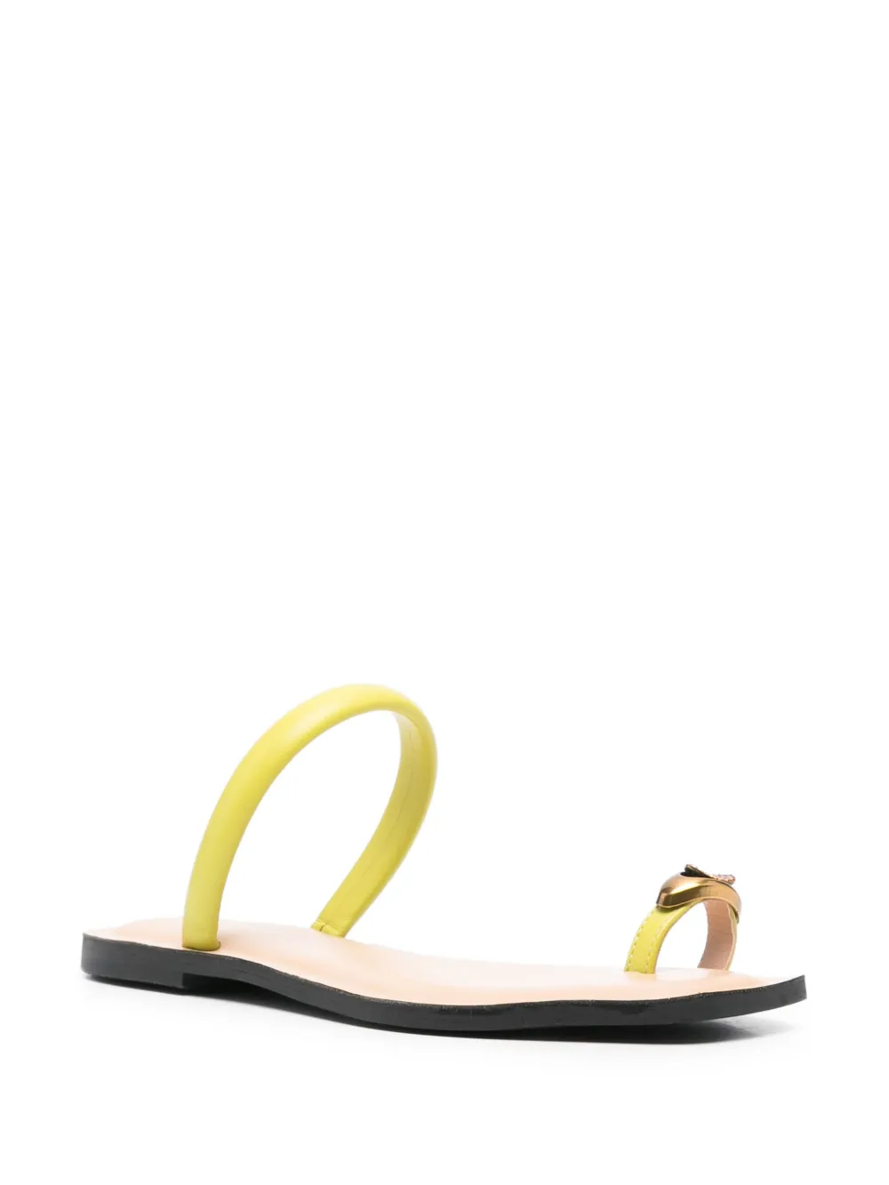 TWINSET Sandalen verfraaid met stras - Groen