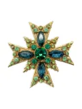 Jennifer Gibson Jewellery 1960s Cruciform brooch - Gold