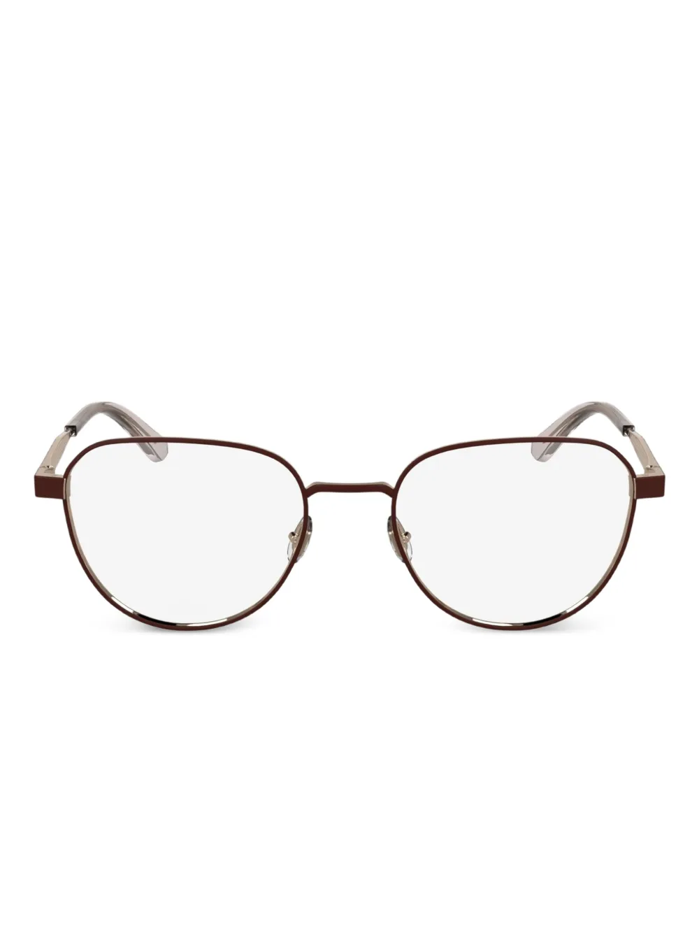 Calvin Klein lentes con armazón geométrica | rojo | Image 1