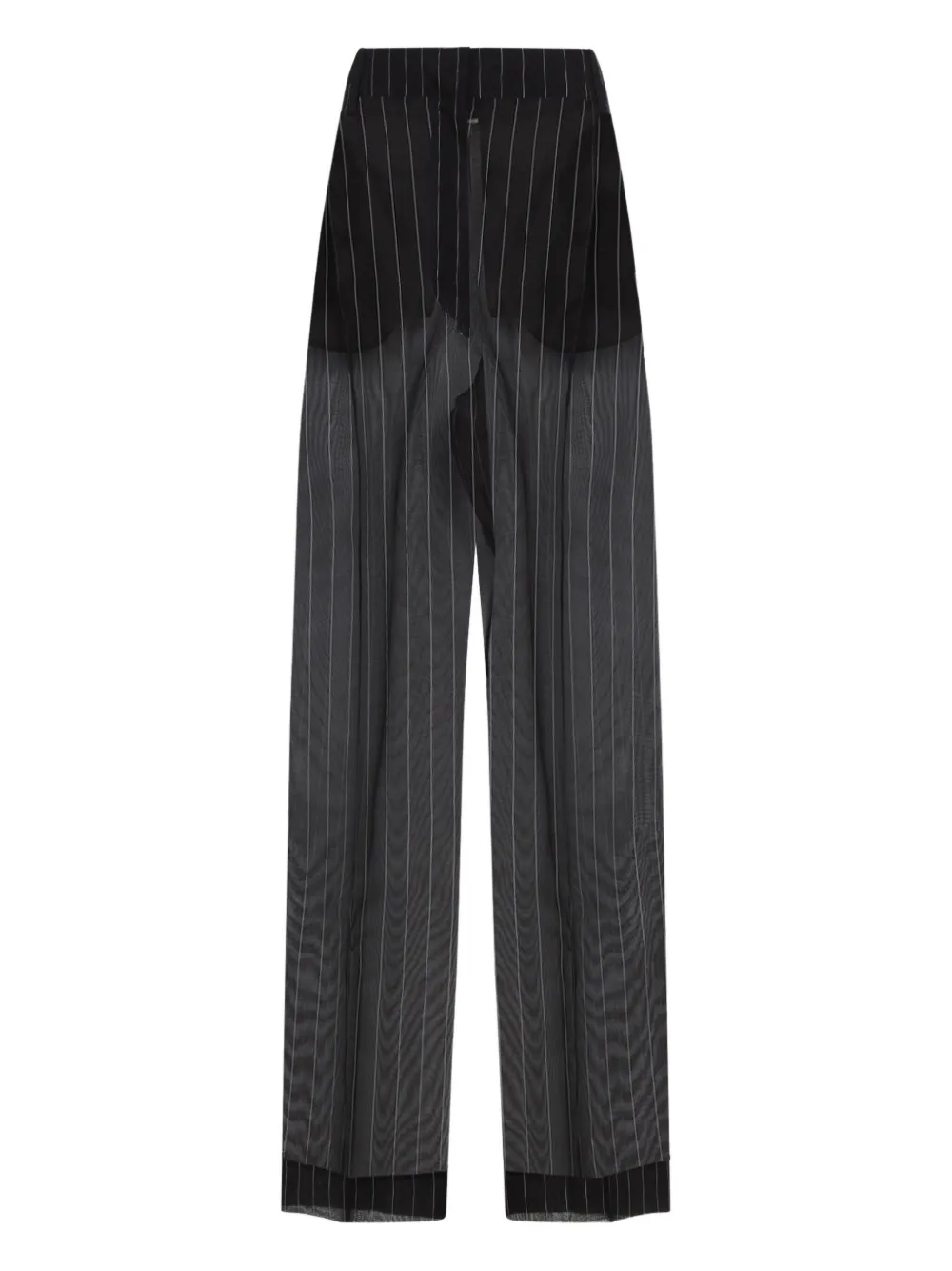 KHAITE trasnlucent trousers | Black | Image 1