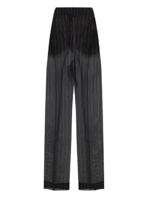 【送料&関税込】Khaite Pheadra Wide Leg Trousers Khaite Pheadra Wide-Leg Ankle Crepe Pants | Neiman Marcus