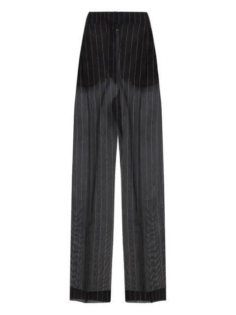 KHAITE pantalones traslúcidos
