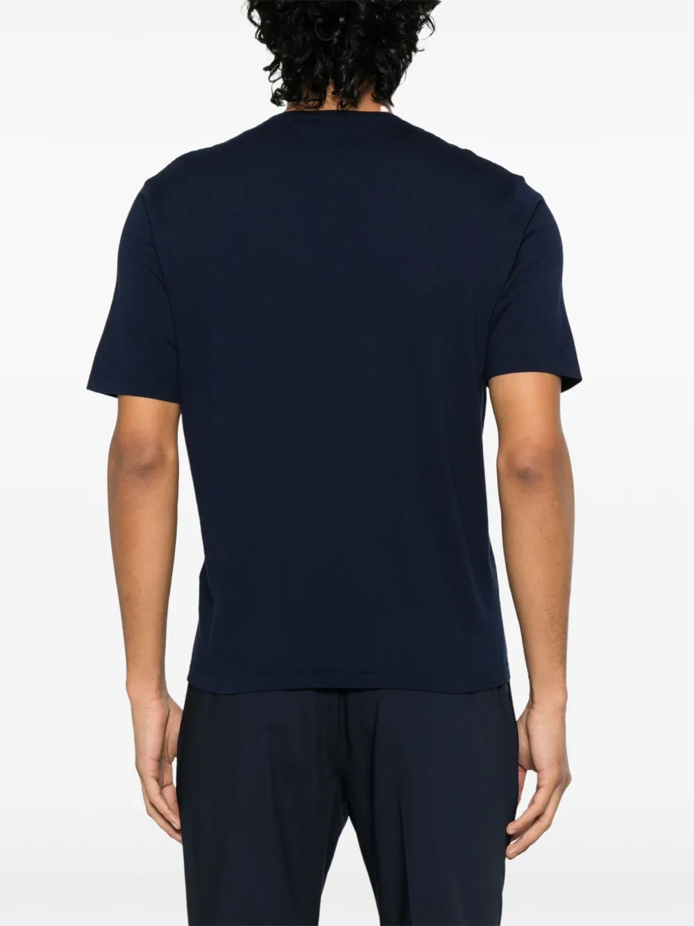 Roberto Collina Katoenen T-shirt Blauw