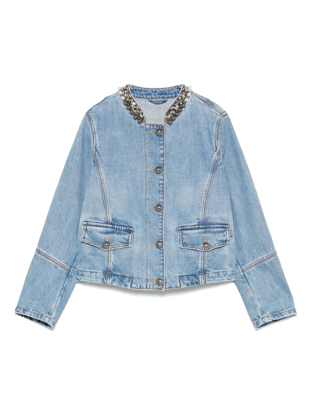 Ermanno Scervino Denim jack Blauw
