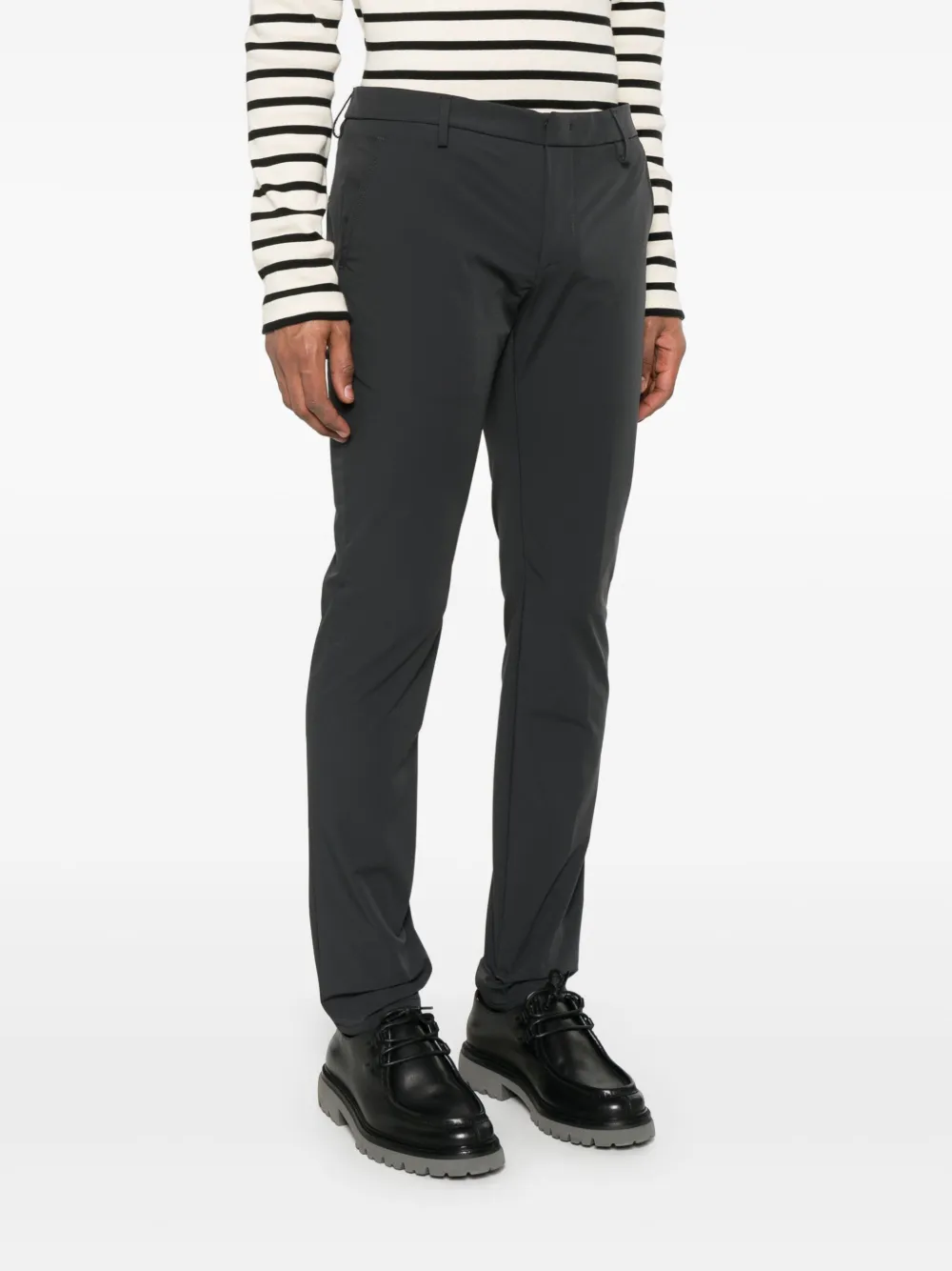 DONDUP Chino met toelopende pijpen Grijs