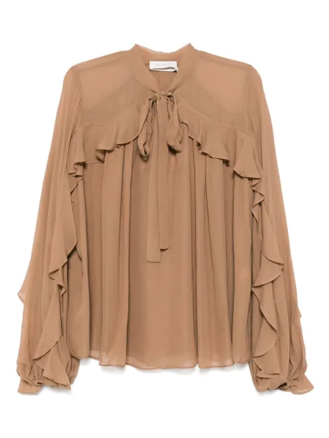ZIMMERMANN Illuminate flutter blouse