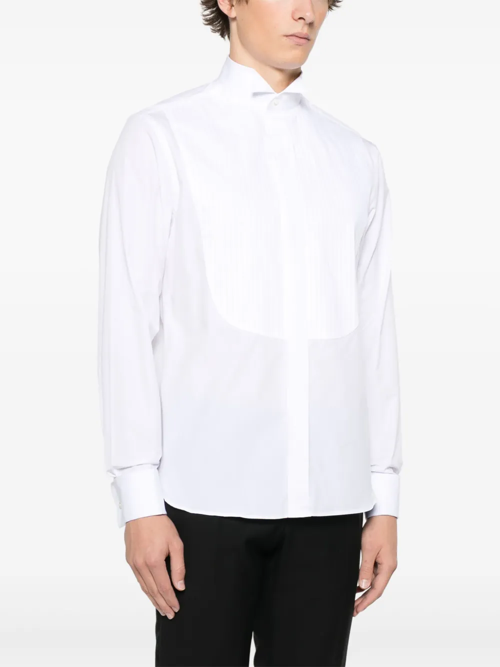 Canali Katoenen overhemd Wit