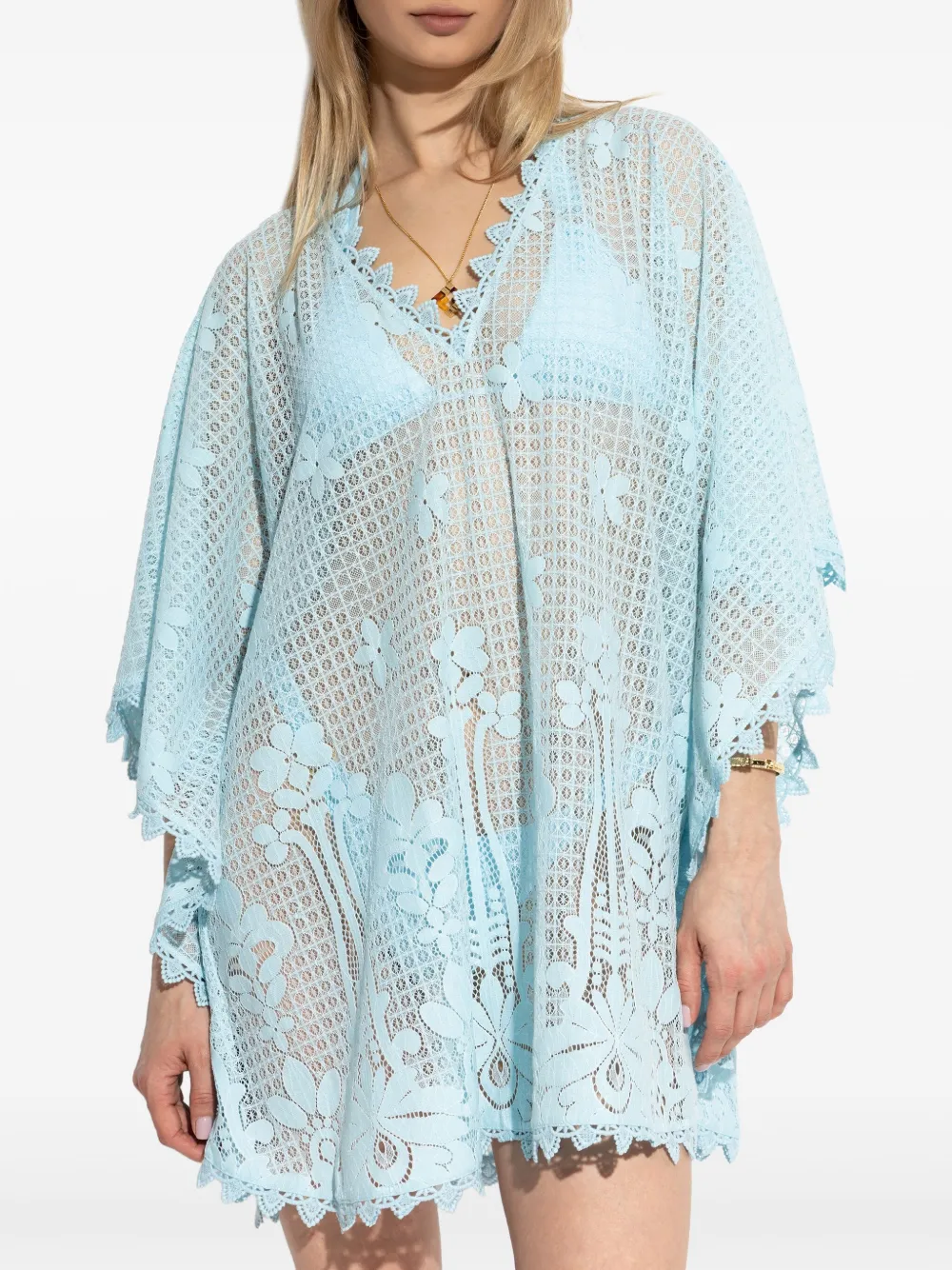Melissa Odabash Josie strandjurk Blauw
