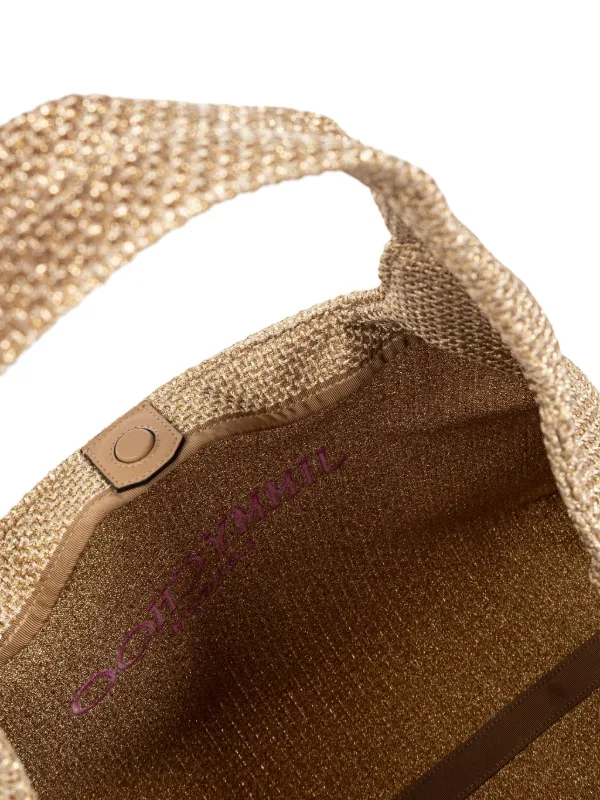 *JIMMY CHOO*ジミーチュウ ビーチ ダイヤモンド ホーボー L Jimmy Choo Beach Diamond Hobo ハンドバッグ L | ニュートラル