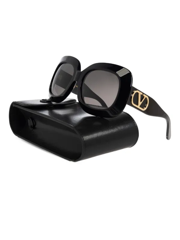 VALENTINO GARAVANI EYEWEAR Vロゴ シグネチャー サングラス