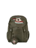 Konges Sløjd embroidered motif backpack - Green