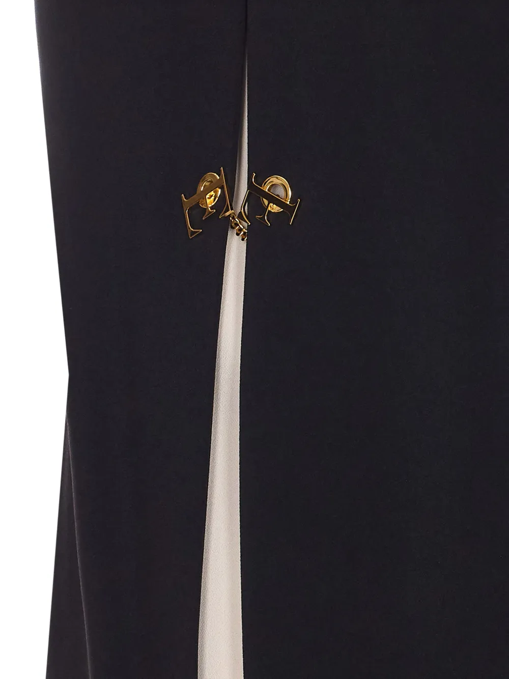 Elisabetta Franchi Mouwloze jurk met uitgesneden detail Zwart