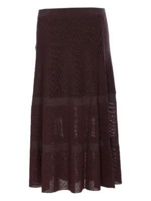ミニスカート Elisabetta Franchi Tailored A-Line Skirt With Decorative Elisabetta Franchi flower-detailing Mini Skirt | Pink | FARFETCH