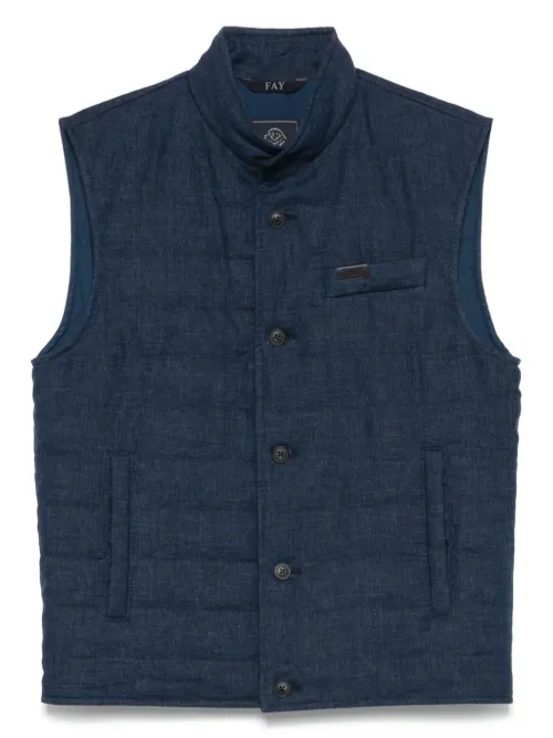 Gilet à design matelassé - Fay - Modalova