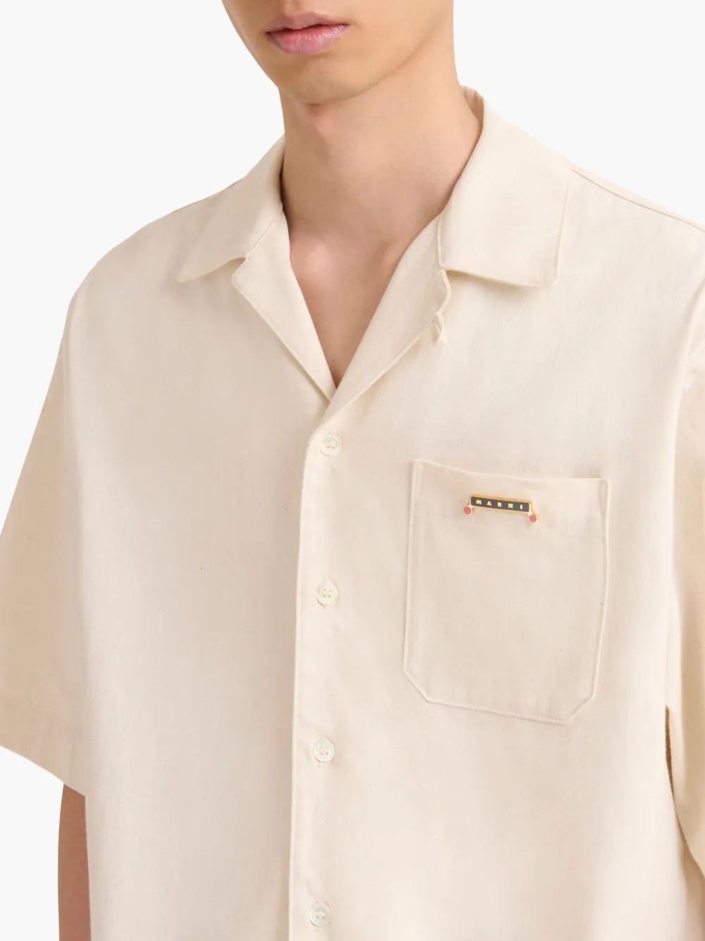 MARNI SHORT-SLEEVE BUTTON-UP SHIRT