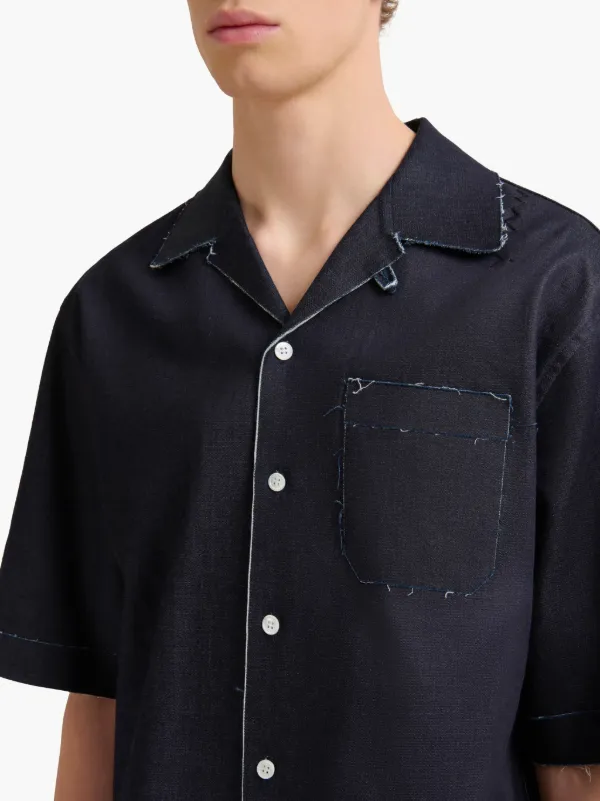 Marni ショートスリーブ デニムシャツ | ブルー | FARFETCH JP