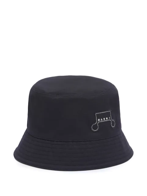 Marni logo-appliqué bucket hat