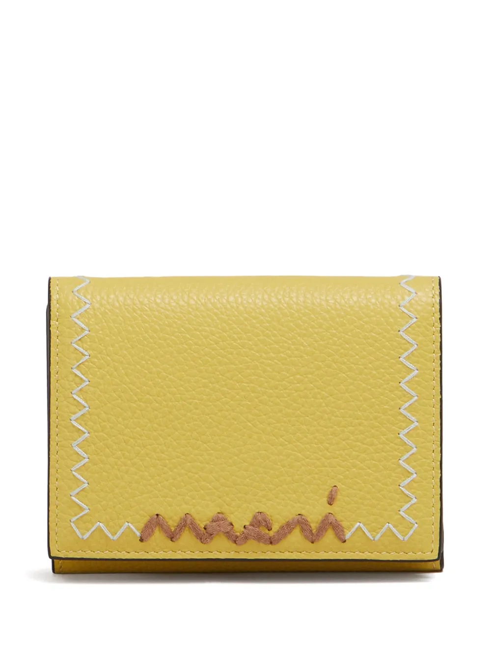 Marni 三つ折り財布 - イエロー Marni 三つ折り財布 - イエロー