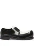Marni New Wave contrast-panel lace-up loafers - Black