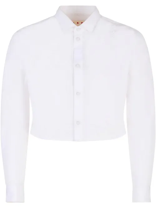 Chemise à logo brodé - Marni - Modalova
