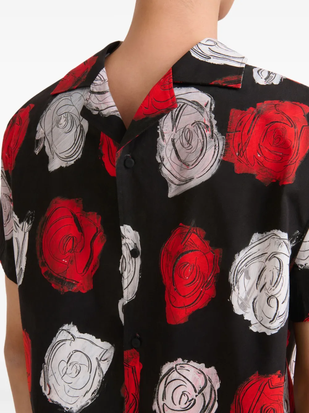 Marni Overhemd met print Zwart