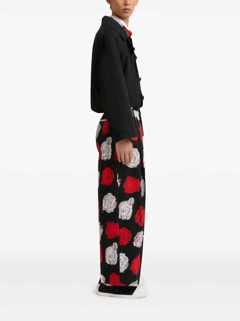 Marni Overhemd met print - Zwart