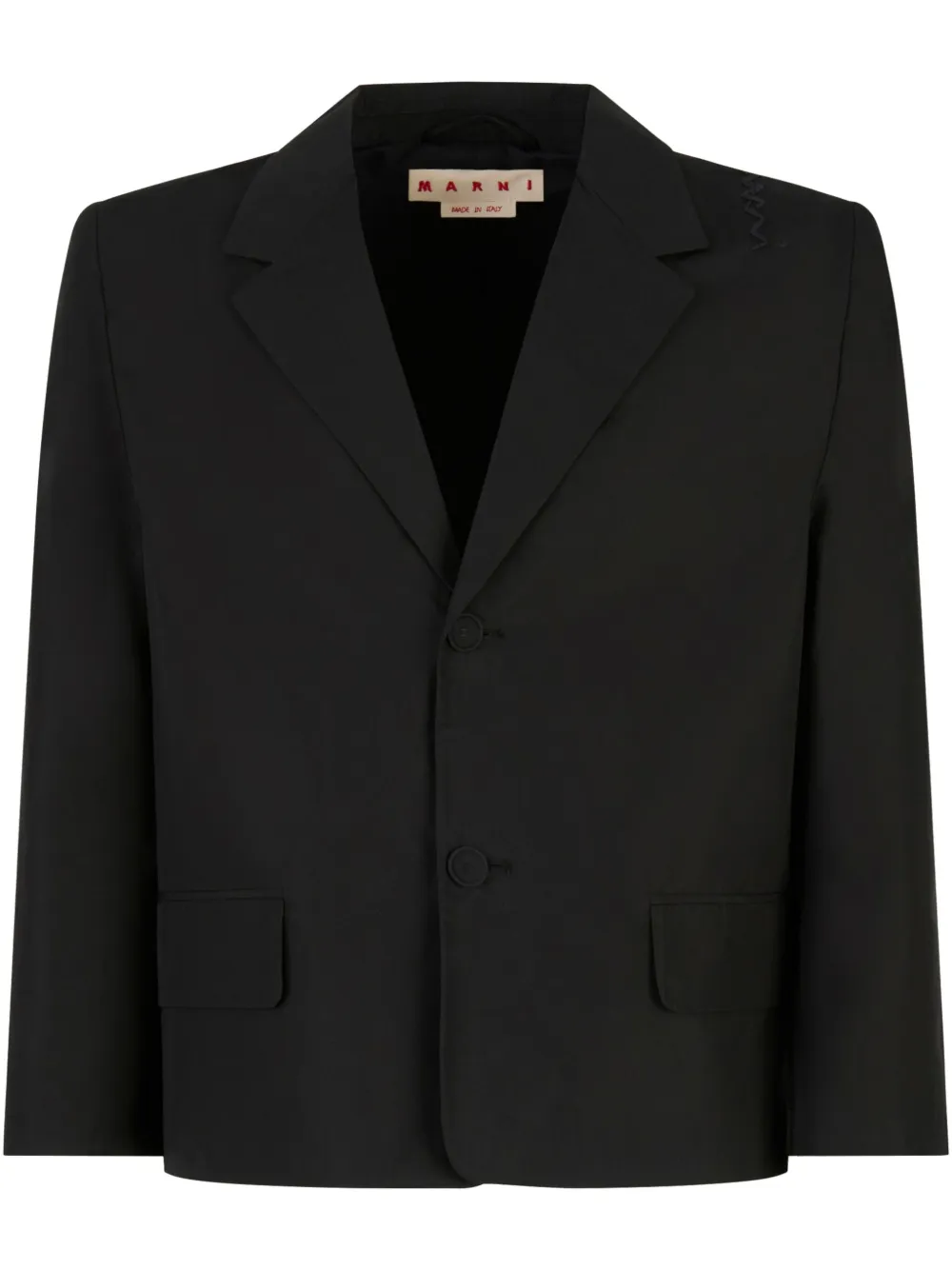 tailored cropped blazer