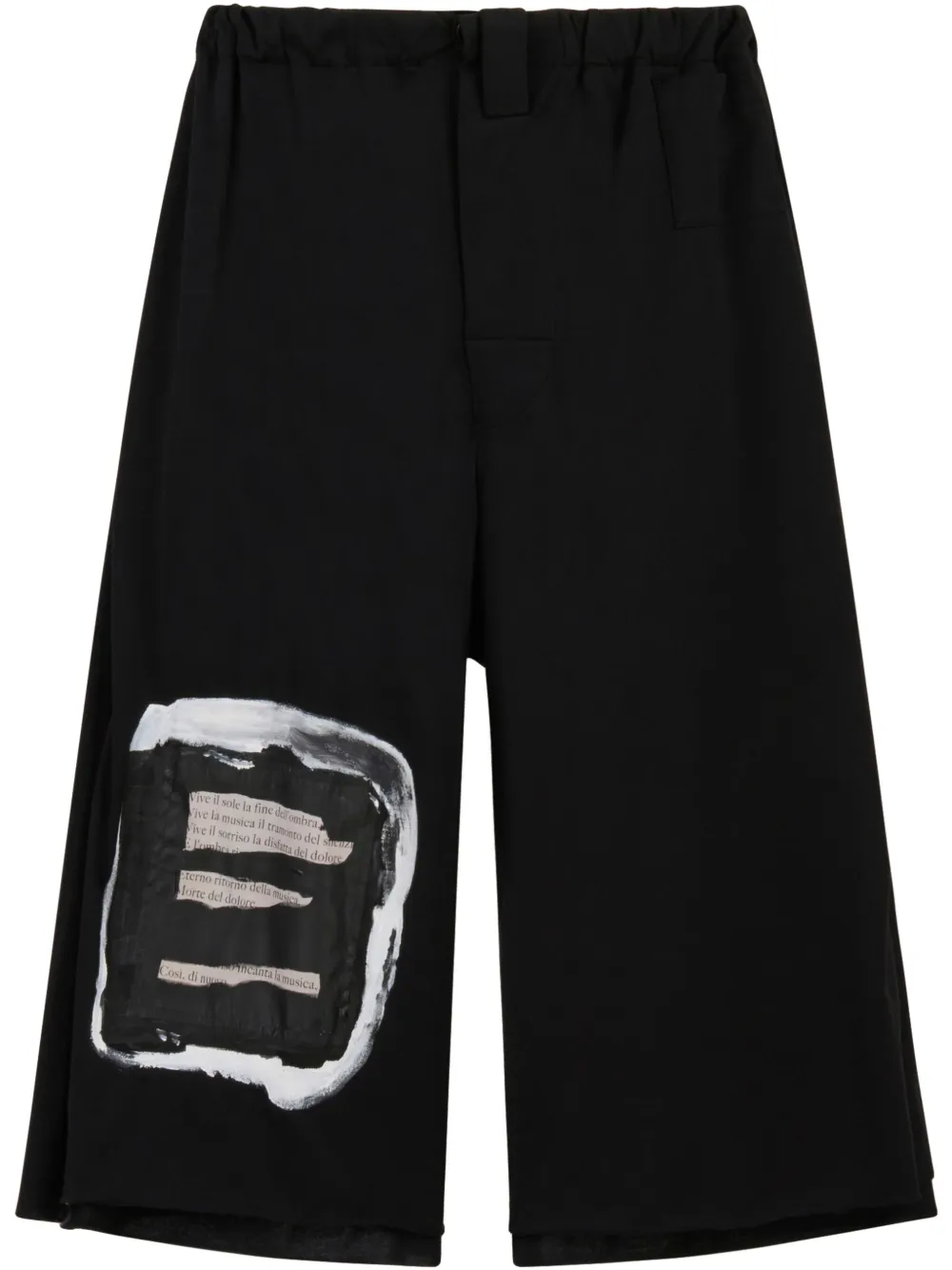 painted-detail shorts