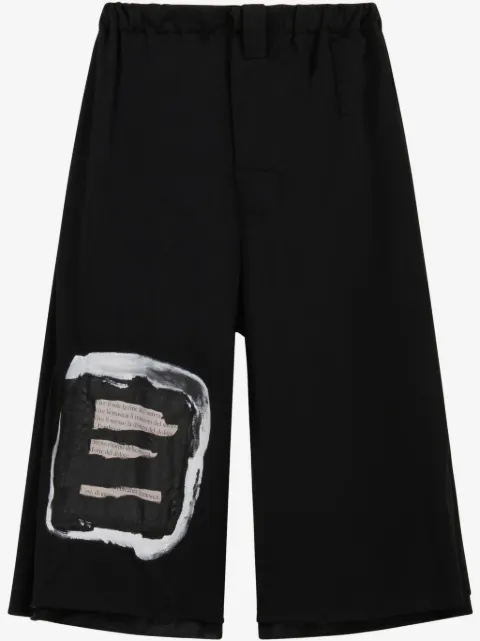 Marni painted-detail shorts