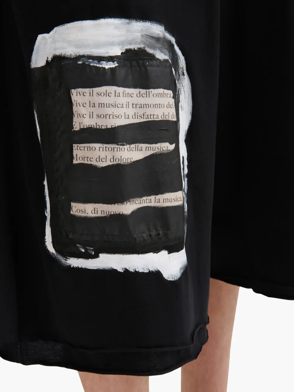 Marni Shorts met geverfd detail Zwart