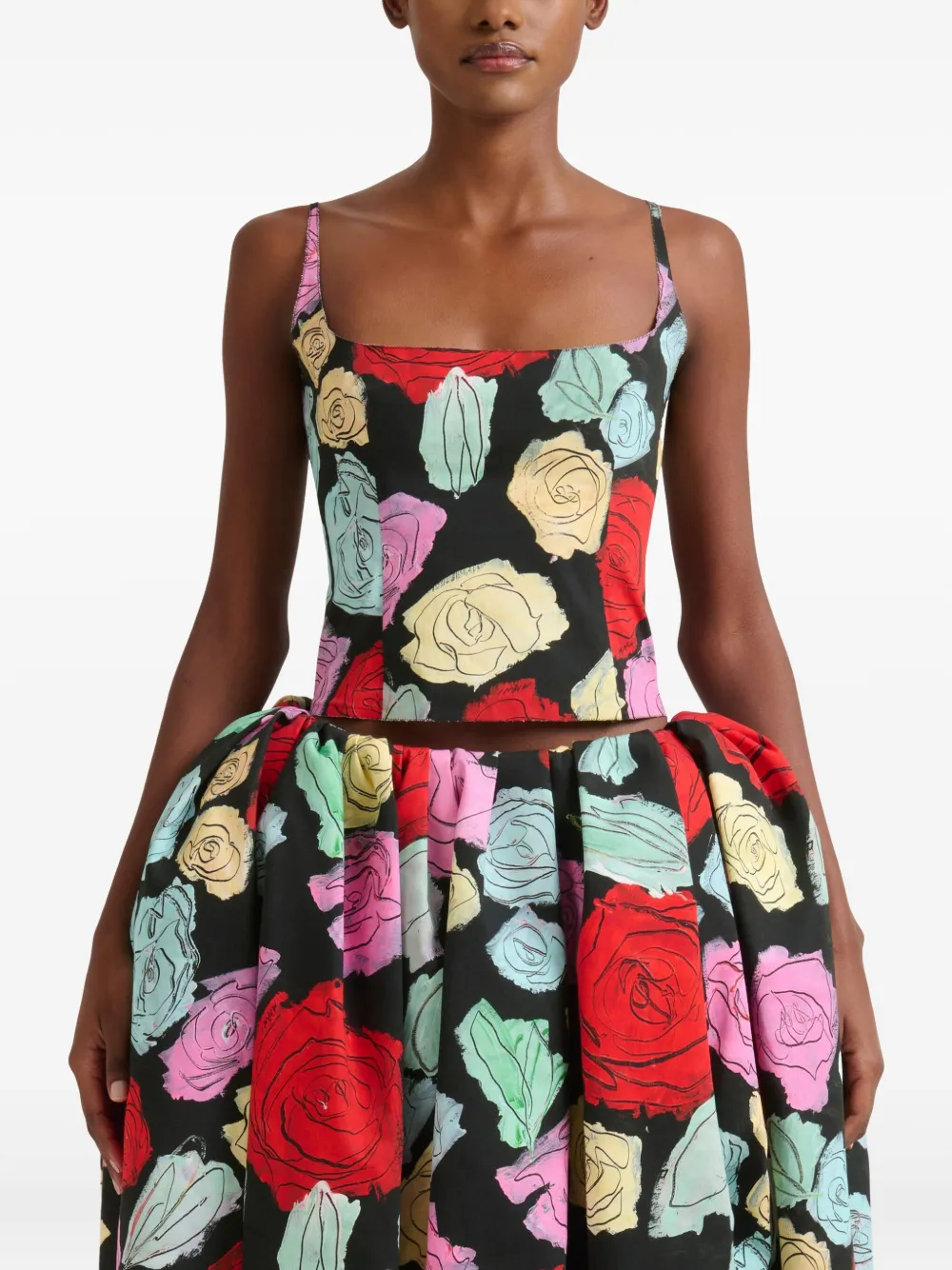 Marni caraco à fleurs | Débardeurs | Image 2