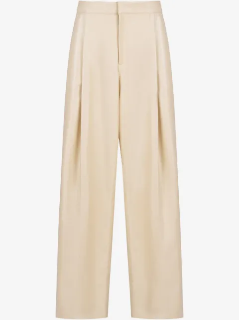 Marni pleated wide-leg trousers