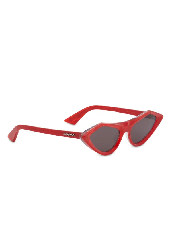 Marni Eyewear Tikbarri サングラス | レッド | FARFETCH JP
