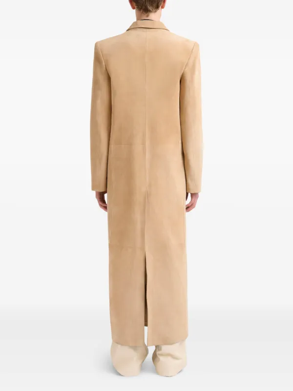 Marni スエード コート | ニュートラル | FARFETCH JP